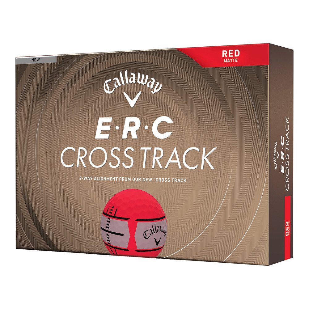 キャロウェイ（CALLAWAY）（メンズ）ゴルフボール ERC CROSS TRACK RED