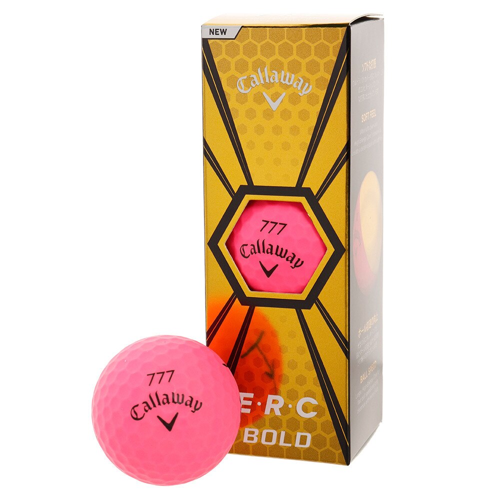キャロウェイ（CALLAWAY）（メンズ）ゴルフボール E・R・Cボール ボールドピンク 1ダース(12個) ERC 19 BOLD PNK Dz |  ゴルフ用品はヴィクトリアゴルフ
