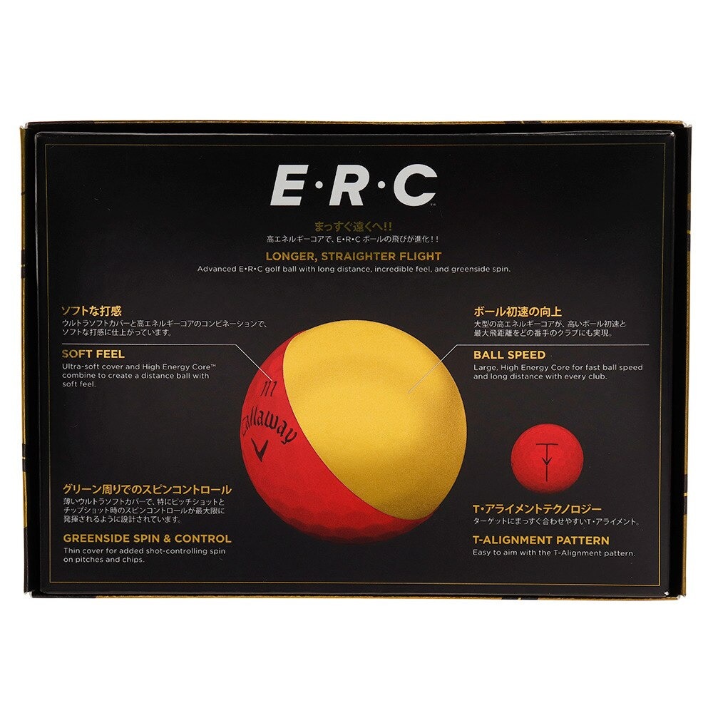 キャロウェイ ゴルフボール ERC マットカラー レッド1ダース 新品未使用