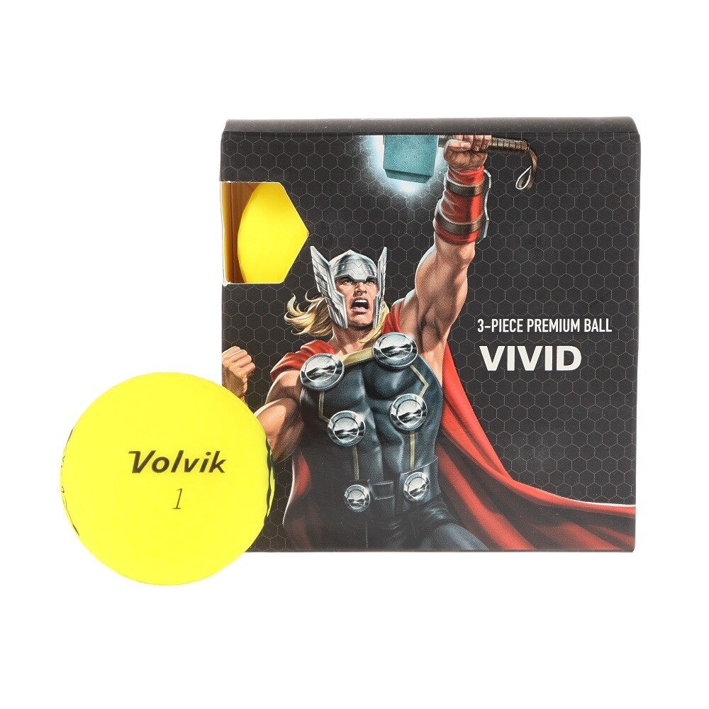 ゴルフボール マーベル マイティ ソー 4個入り Marvel Thor 4p ボルビック ヴィクトリアゴルフ