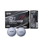 本間ゴルフ（HONMA）（メンズ）ゴルフボール D1 スピードモンスター SPEED MONSTER BT2003 WH 1ダース(12個)