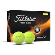 タイトリスト（TITLEIST）（メンズ）ゴルフボール PRO V1 プロV1 イエロー T2128S-J ダース(12個入り)