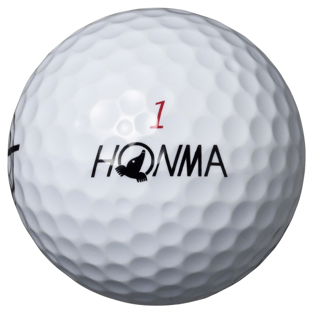 本間ゴルフ（HONMA）（メンズ、レディース）ゴルフボール D1 SPIN BTQ2301 WH ダース(12個入り)