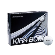 キャスコ（KASCO）（メンズ、レディース）ゴルフボール KIRABOON 三角ホワイト ダース(12個入り)