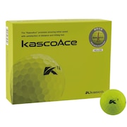 キャスコ（KASCO）（メンズ、レディース）ゴルフボール kascoAce イエロー ダース(12個入り)