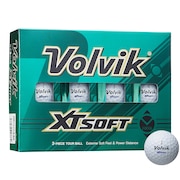 ボルビック（Volvik）（メンズ、レディース）ゴルフボール XT SOFT WHT ダース(12個入り)
