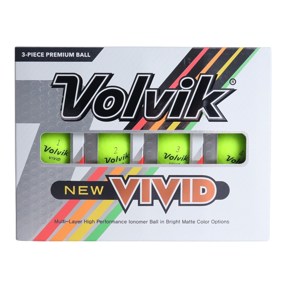 ボルビック（Volvik）（メンズ）VIVID 23 VV5PNA04 GRN DZ ダース(12個入り)