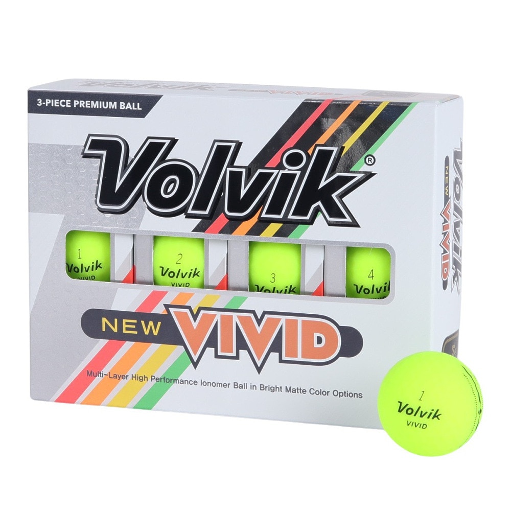 ボルビック（Volvik）（メンズ）VIVID 23 VV5PNA04 GRN DZ ダース(12個入り)