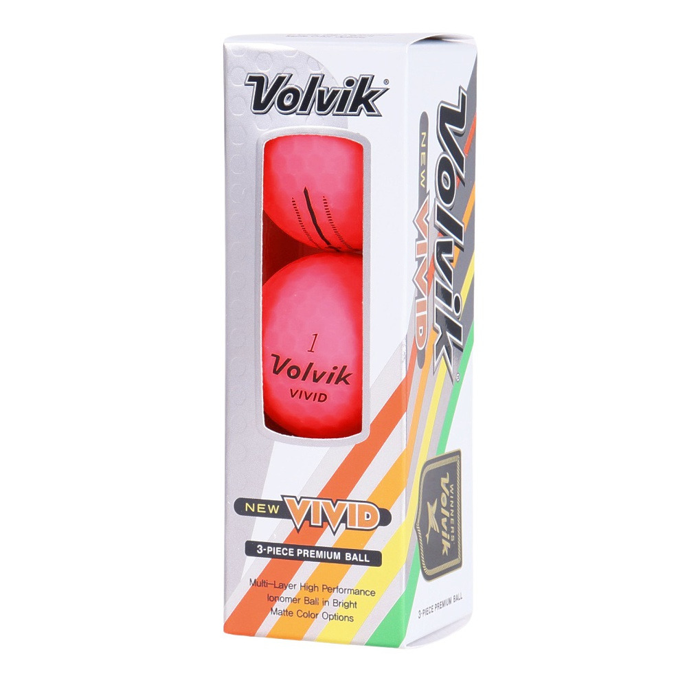 ボルビック（Volvik）（メンズ）VIVID 23 VV5PNA04 PNK DZ ダース(12個入り)