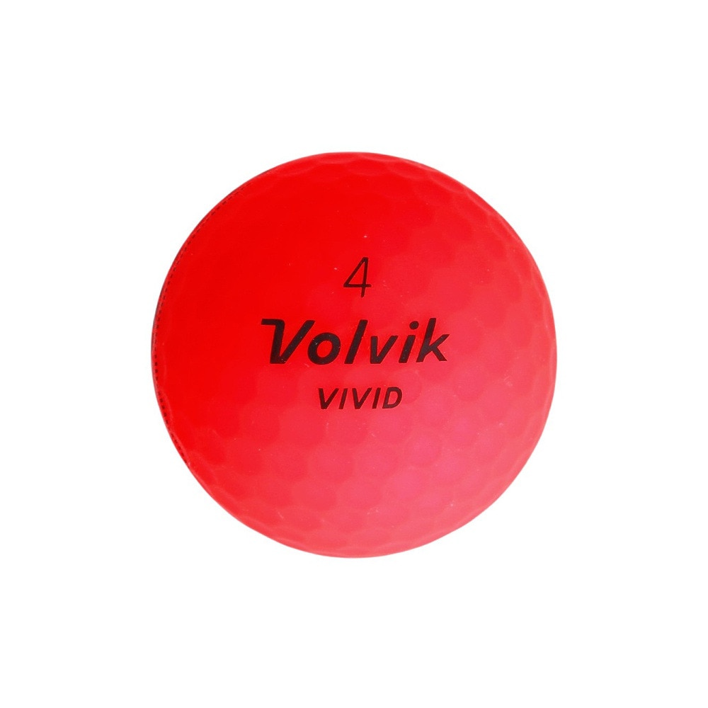 ボルビック（Volvik）（メンズ）VIVID 23 VV5PNA04 RED DZ ダース(12個入り)