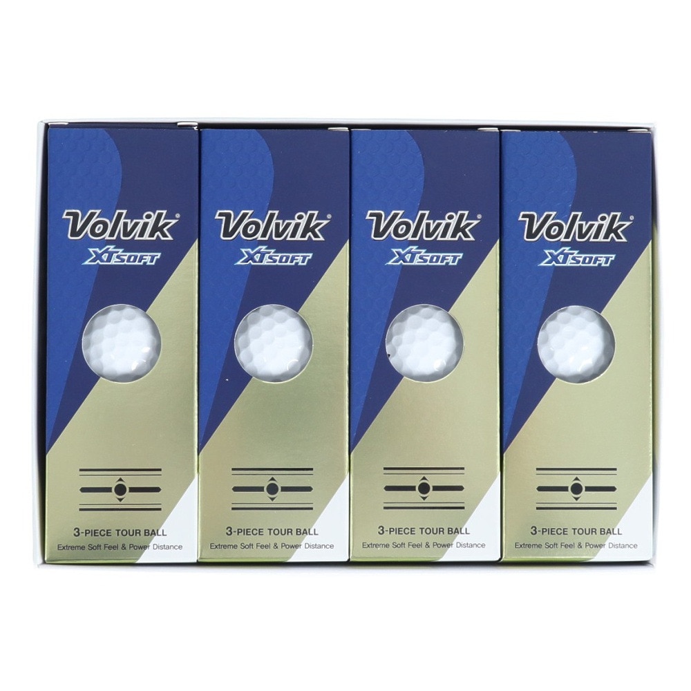 ボルビック（Volvik）（メンズ、レディース）XT SOFT 23 WHT DZ ダース(12個入り) VV5PNA05