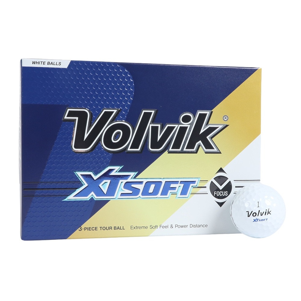 ボルビック（Volvik）（メンズ、レディース）XT SOFT 23 WHT DZ ダース(12個入り) VV5PNA05