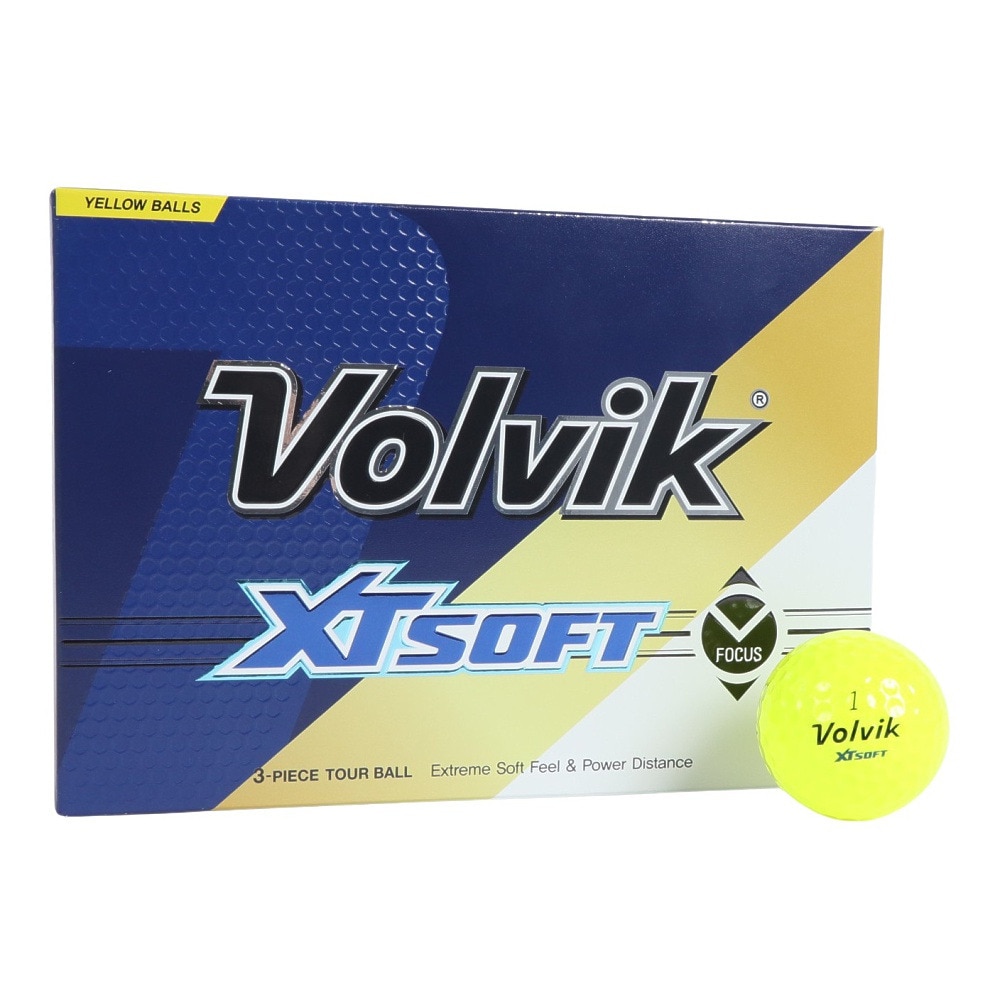 ボルビック（Volvik）（メンズ、レディース）XT SOFT 23 YEL DZ ダース(12個入り) VV5PNA05
