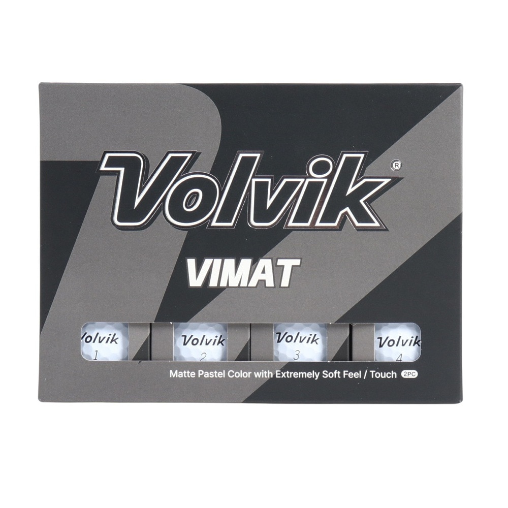 ボルビック（Volvik）（メンズ）VIMAT 23 VV5PNA07 WHT DZ ダース(12個入り)