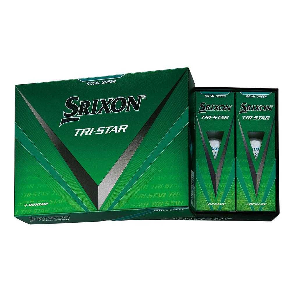 スリクソン（SRIXON）（メンズ）TRI-STAR5 ゴルフボール GRN ダース(12個入り)