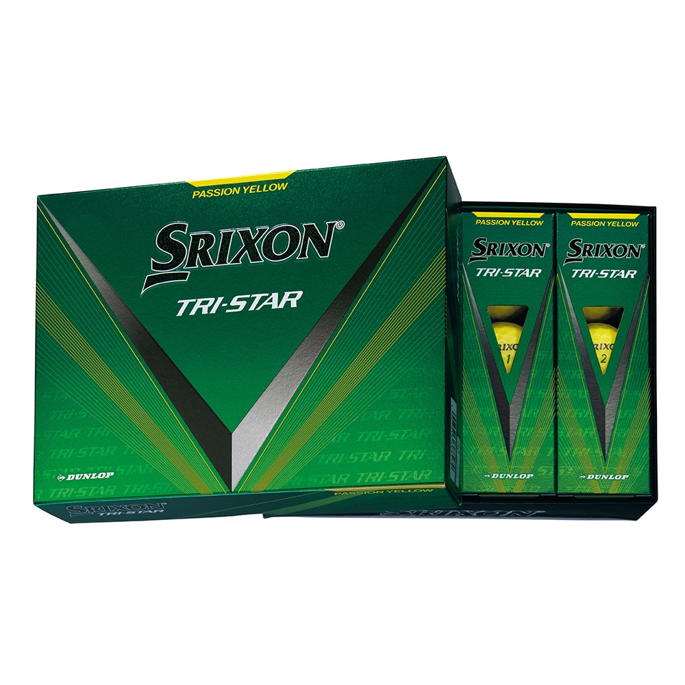 スリクソン（SRIXON）（メンズ）TRI-STAR5 ゴルフボール YEL ダース(12個入り)