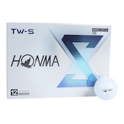 本間ゴルフ（HONMA）（メンズ、レディース）TW-S 2024 BT2403 WH ダース(12個入り)