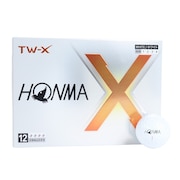 本間ゴルフ（HONMA）（メンズ、レディース、キッズ）TW-X 2024 BT2402 WH ダース(12個入り)