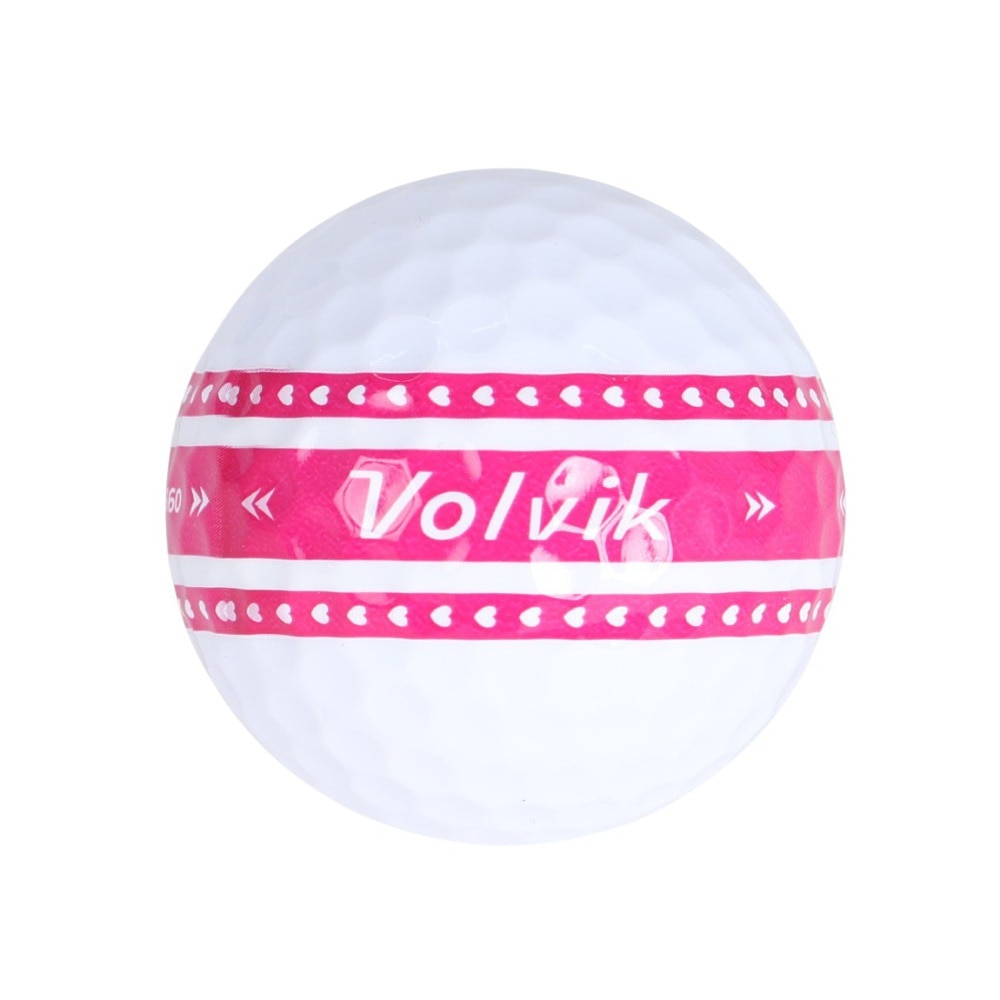 ボルビック（Volvik）（メンズ、レディース）VISTA3 PRISM VV5PNA27 PINK C DZ ダース(12個入り)