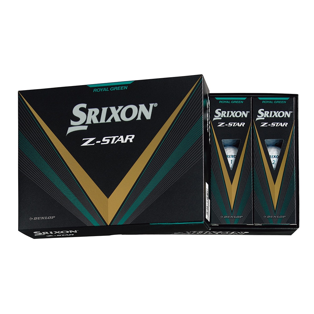 スリクソン（SRIXON）（メンズ）Z-STAR ゼットスター ゴルフボール GRN ダース(12個入り)
