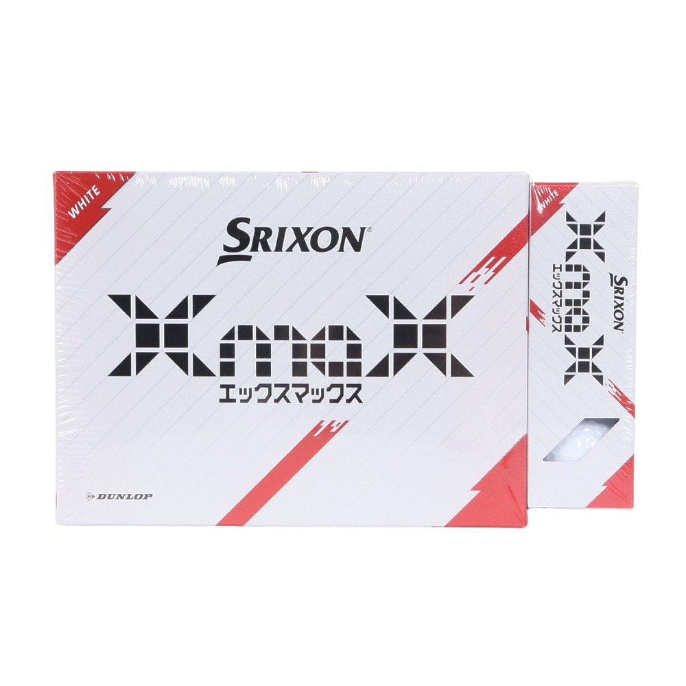 スリクソン（SRIXON）（メンズ）ゴルフボール スリクソン XmaX WHT 限定 ダース(12個入り) +1スリーブ(3個入り)