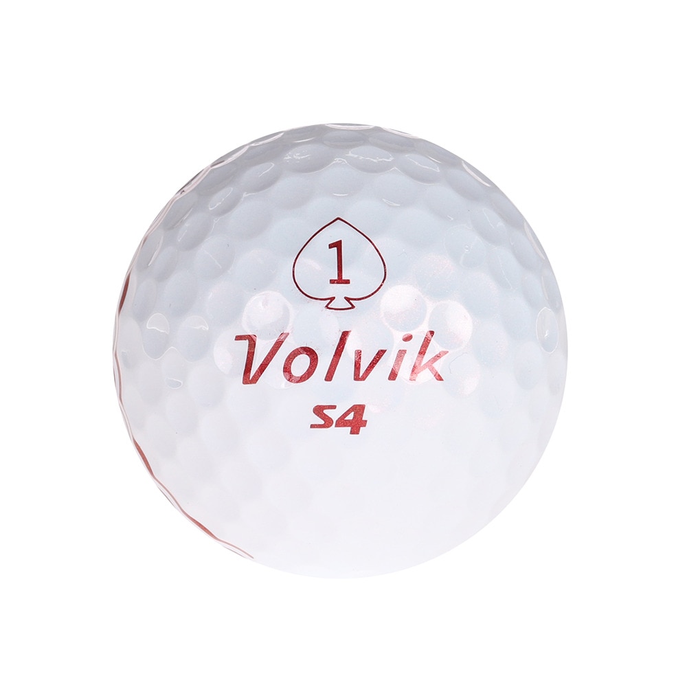 ボルビック（Volvik）（メンズ、レディース）ゴルフボール NEW S4  21 SL WHT 1ダース(12球入り)