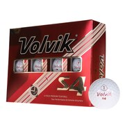 ボルビック（Volvik）（メンズ、レディース）ゴルフボール NEW S4  21 SL WHT 1ダース(12球入り)