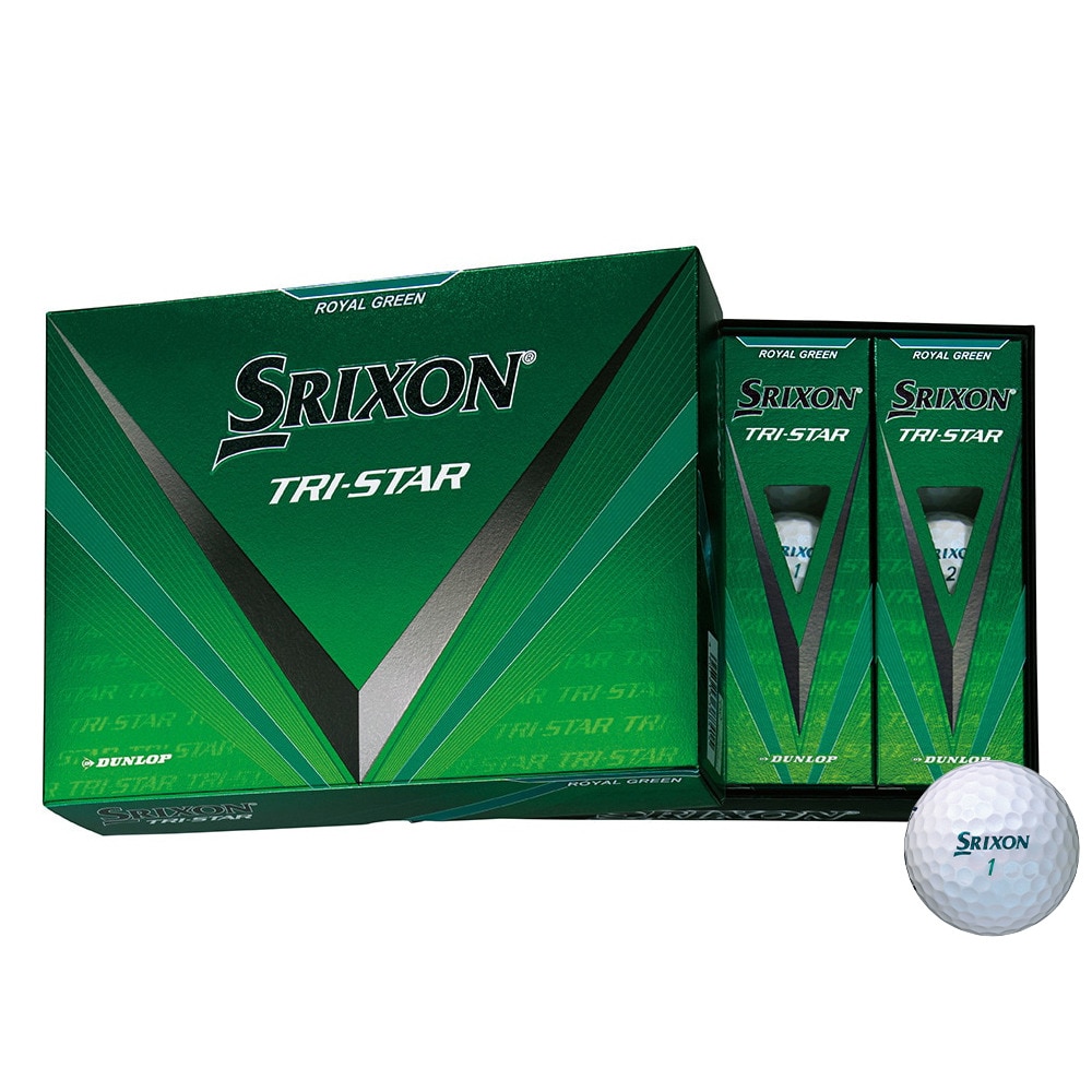 スリクソン（SRIXON）（メンズ）TRI-STAR5 ゴルフボール GRN ダース(12個入り)