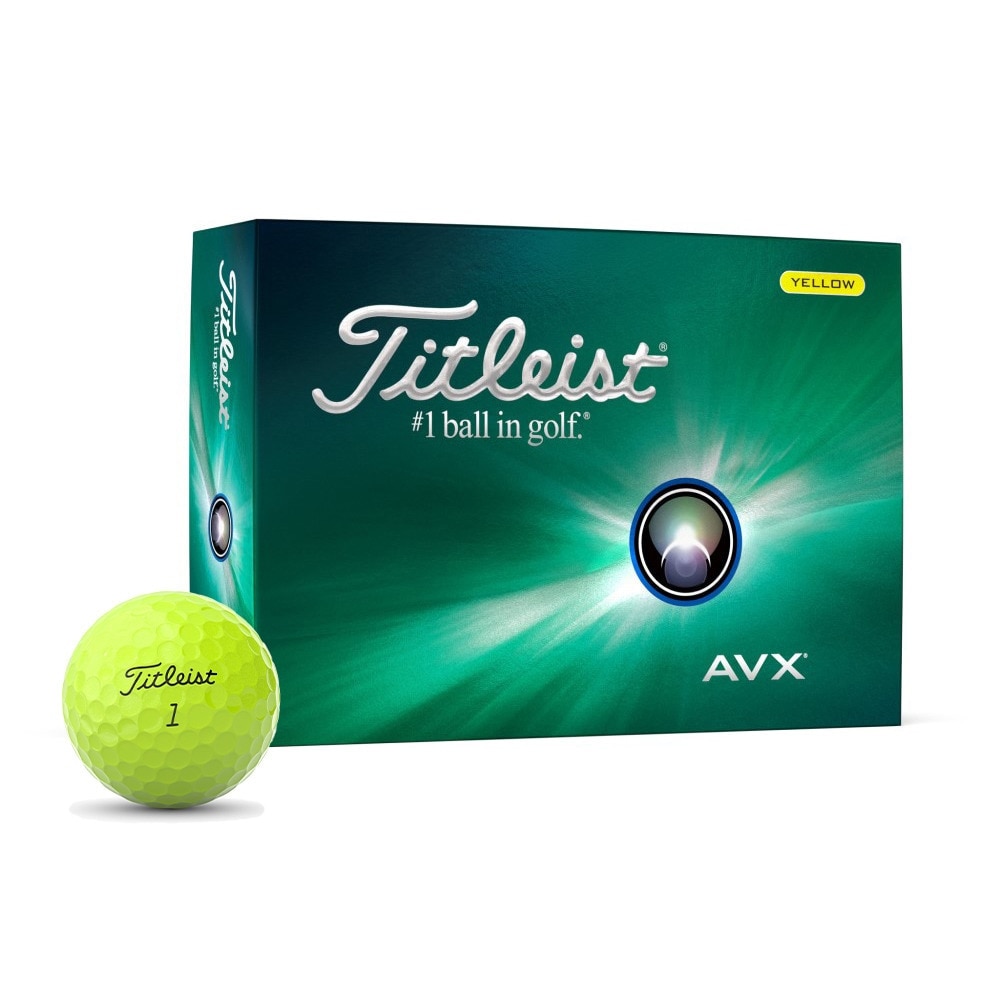タイトリスト（TITLEIST）（メンズ）AVX YELLOW T9114S-J ゴルフボール ダース(12個入り)