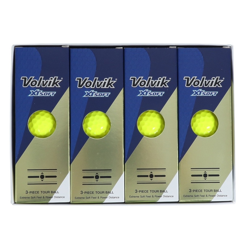 ボルビック（Volvik）（メンズ、レディース）【3ダースセット】ゴルフボール XT SOFT 23 YEL 3ダース(36個入り) VV5PNA05 YEL
