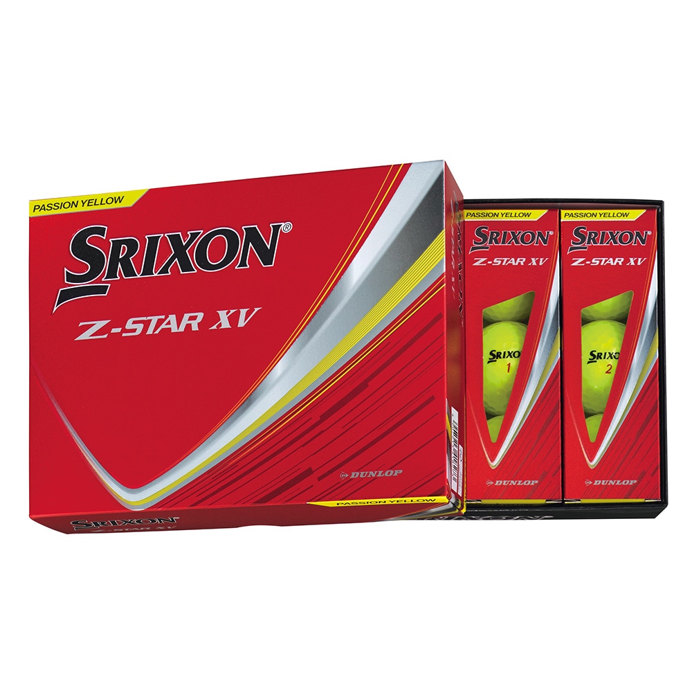 スリクソン（SRIXON）（メンズ）【3ダースセット】ゴルフボール  ゼットスター Z-STAR XV9 SRX YEL 3ダース(36個入り)