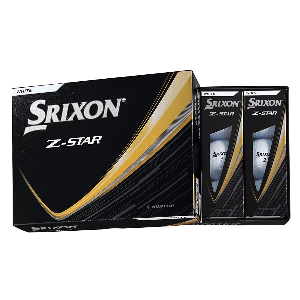 スリクソン（SRIXON）（メンズ）【3ダースセット】ゴルフボール  ゼットスター Z-STAR9 SRX WHT 3ダース(36個入り)
