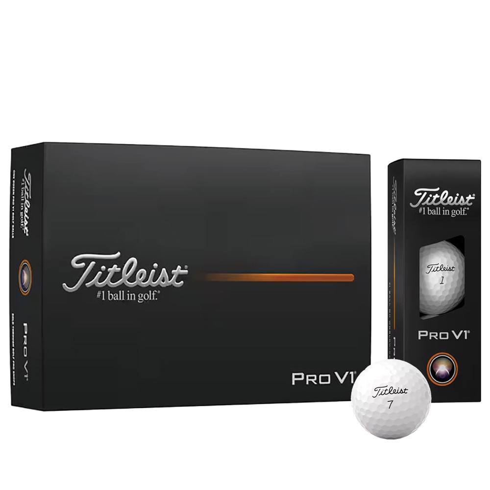 タイトリスト（TITLEIST）（メンズ）PRO V1 プロV1 ハイナンバー ゴルフボール T2029S-H-3PJ ダース(12個入り)