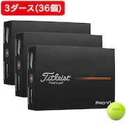 (メンズ)【3ダースセット】PRO V1 プロV1 YEL ゴルフボール T2129S-3PJ 3ダース(36個入り)