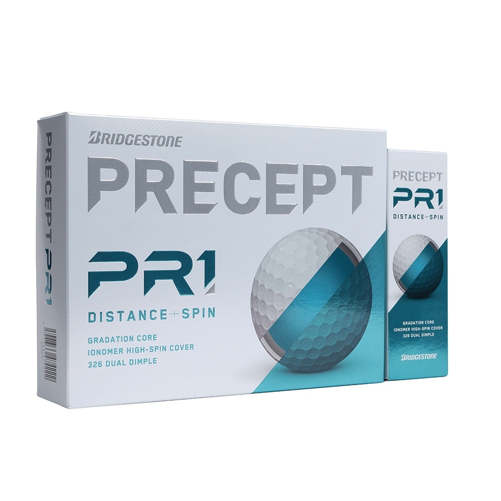 プリセプト（PRECEPT）（メンズ）ゴルフボール プリセプト PR-1 ZFWX 3P ダース(12個入り)