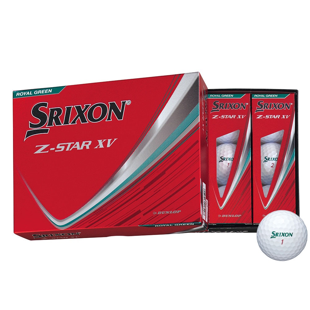 スリクソン（SRIXON）（メンズ）ゴルフボール ゼットスター Z-STAR XV9 SRX GRN ダース(12個入り)