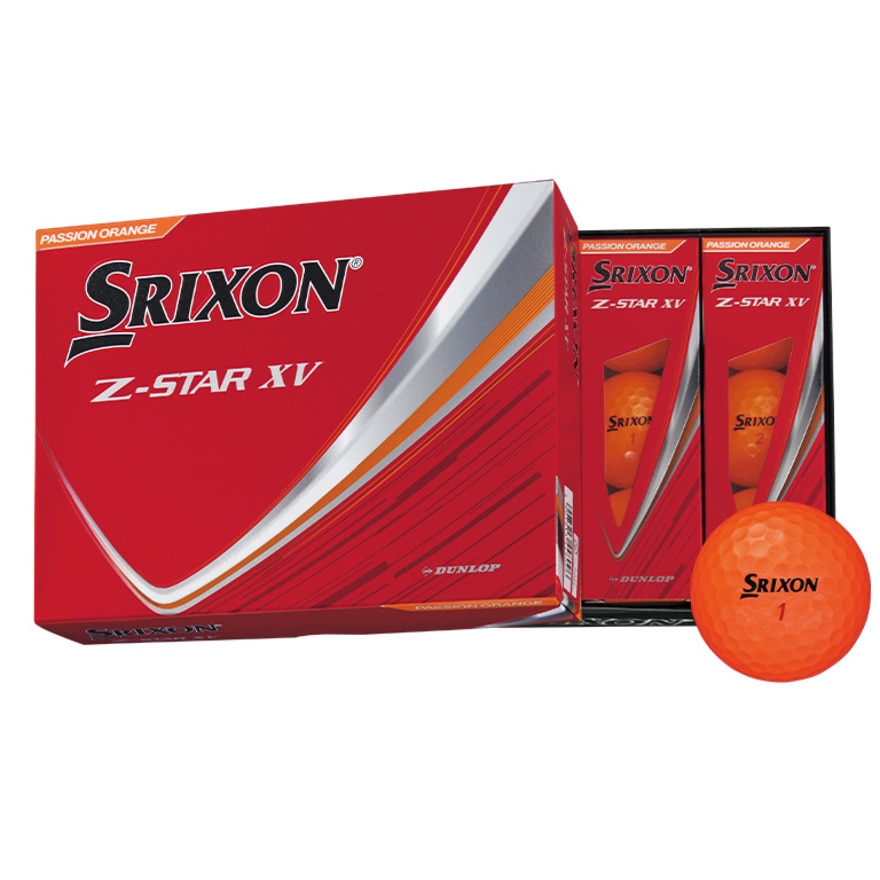 スリクソン（SRIXON）（メンズ）ゴルフボール ゼットスター Z-STAR XV9 OR ダース(12個入り)