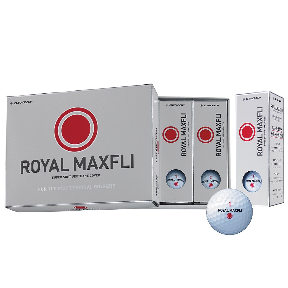 マックスフライ（MAXFLI）（メンズ）ゴルフボール ロイヤルマックス