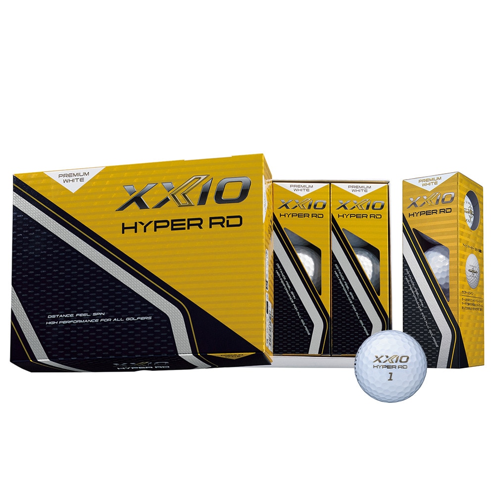 ゼクシオ　28個　ゴルフボール　新品未使用品 ゼクシオ（XXIO）（メンズ）ゴルフボール XXIO HYPER RD プレミアム
