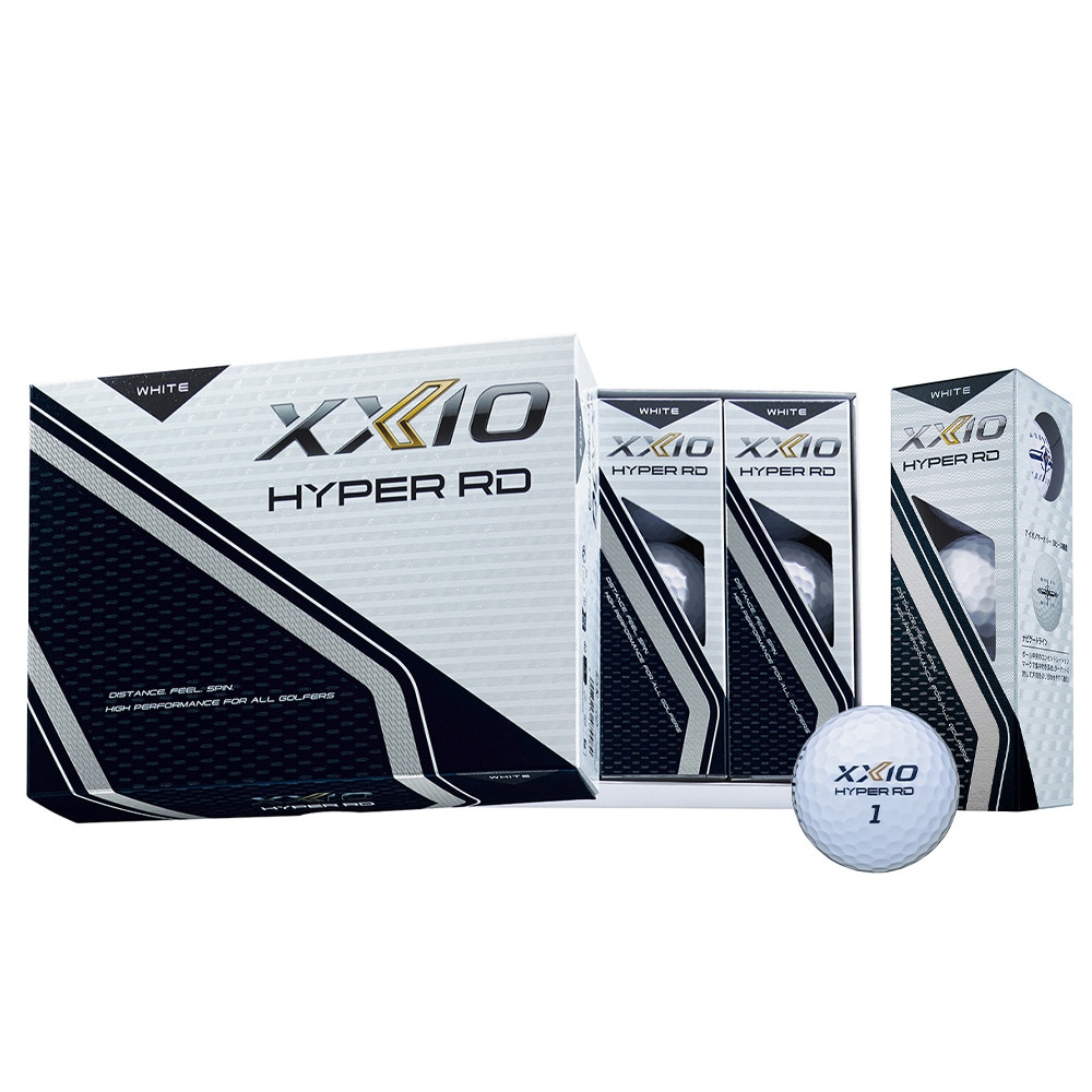 ゼクシオ（XXIO）（メンズ）ゴルフボール XXIO HYPER RD ホワイト XN