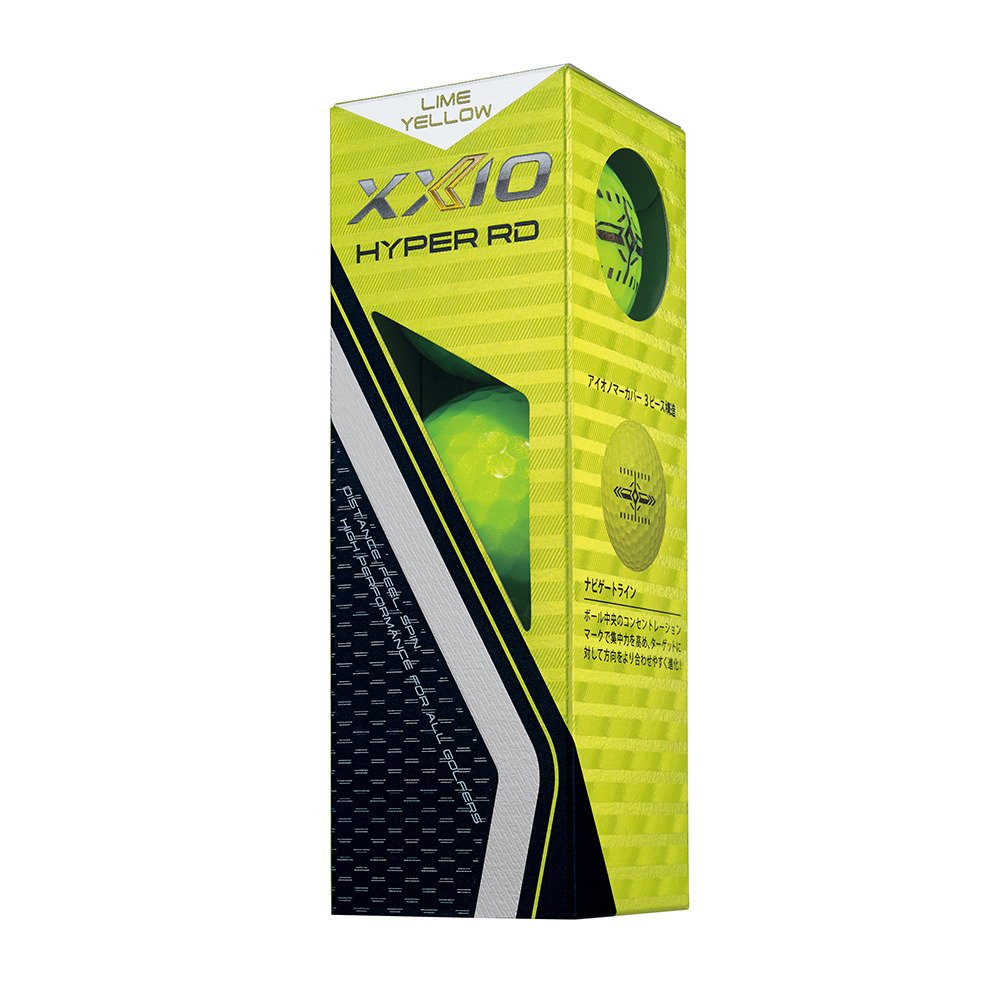 ゼクシオ（XXIO）（メンズ）ゴルフボール XXIO HYPER RD イエロー XN HPRD YEL ダース(12個入り)