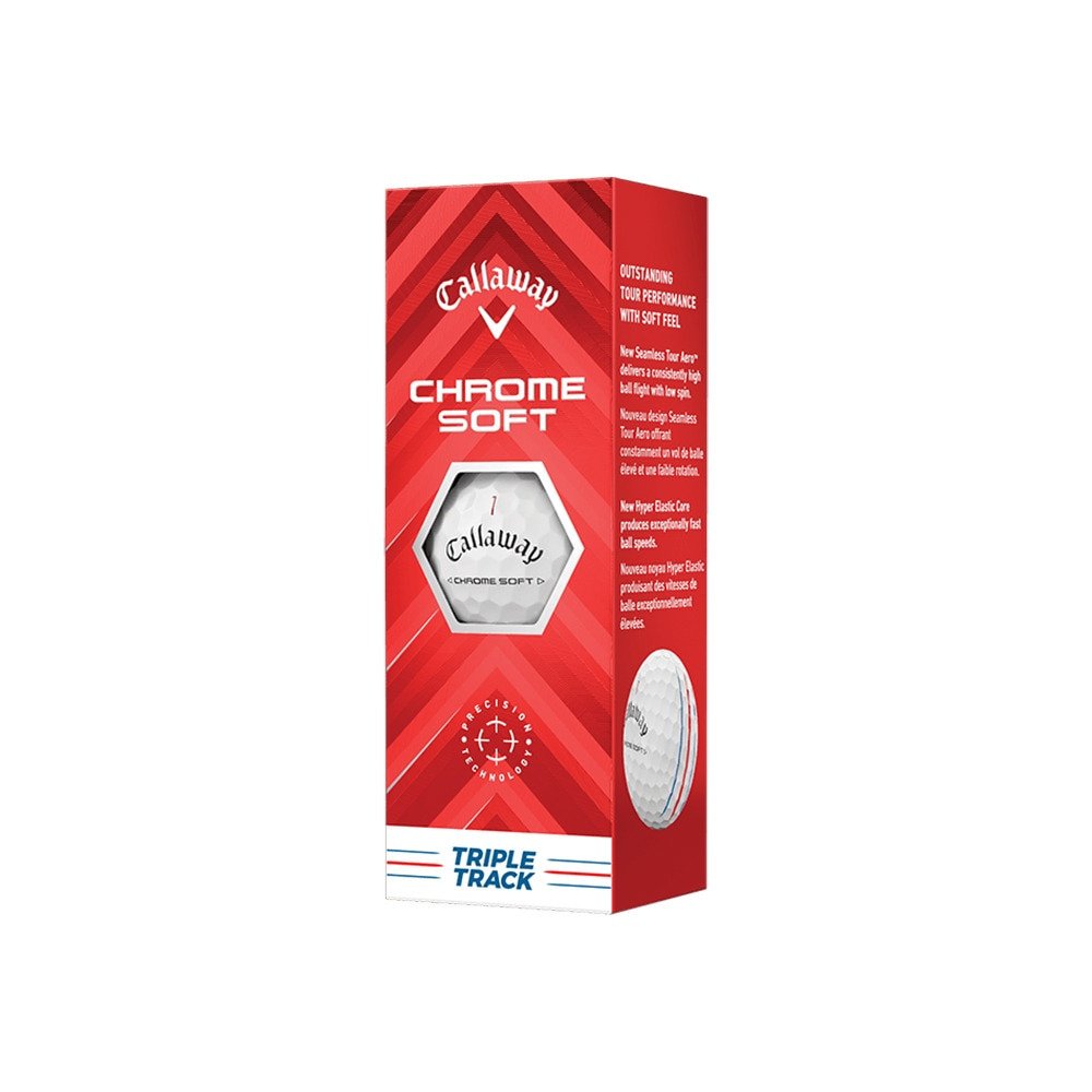 【3ダースセット】 ゴルフボール クロムソフト CHROME SOFT トリプル・トラック 3ダース(36個入り) 5