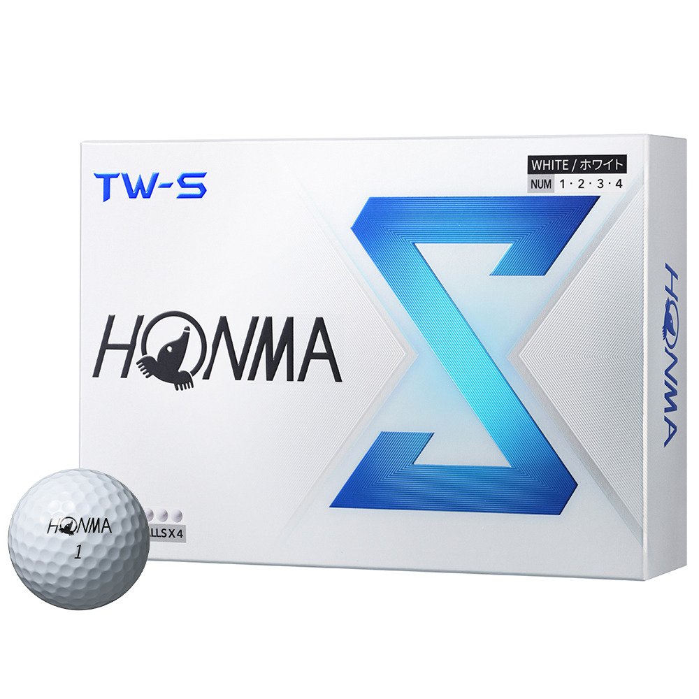 本間ゴルフ（HONMA）（メンズ）ゴルフボール TW-S 2024 BTQ2403 WH