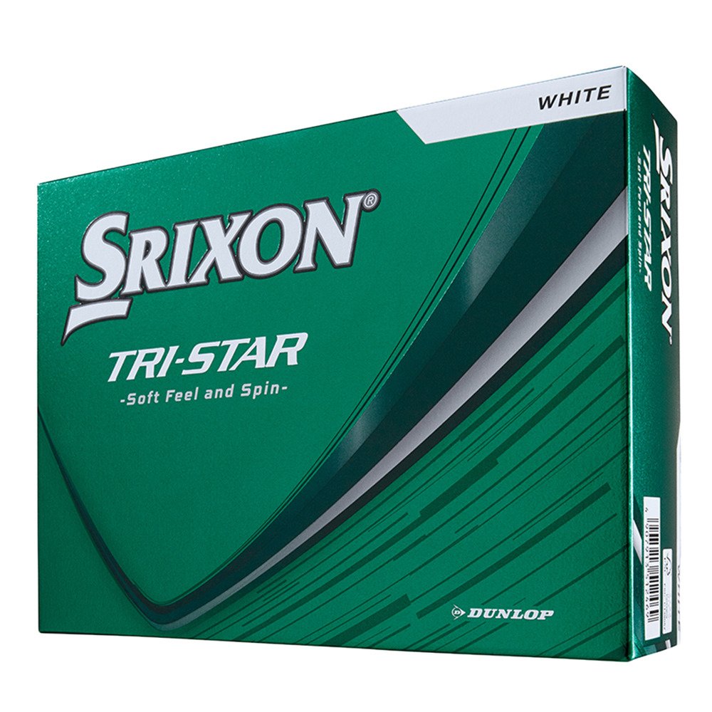 Srixon TRI-STAR ホワイト ゴルフボール 12個3箱～ スリクソン（SRIXON）（メンズ）ゴルフボール TRI-STAR6 3ケ SN TRS6