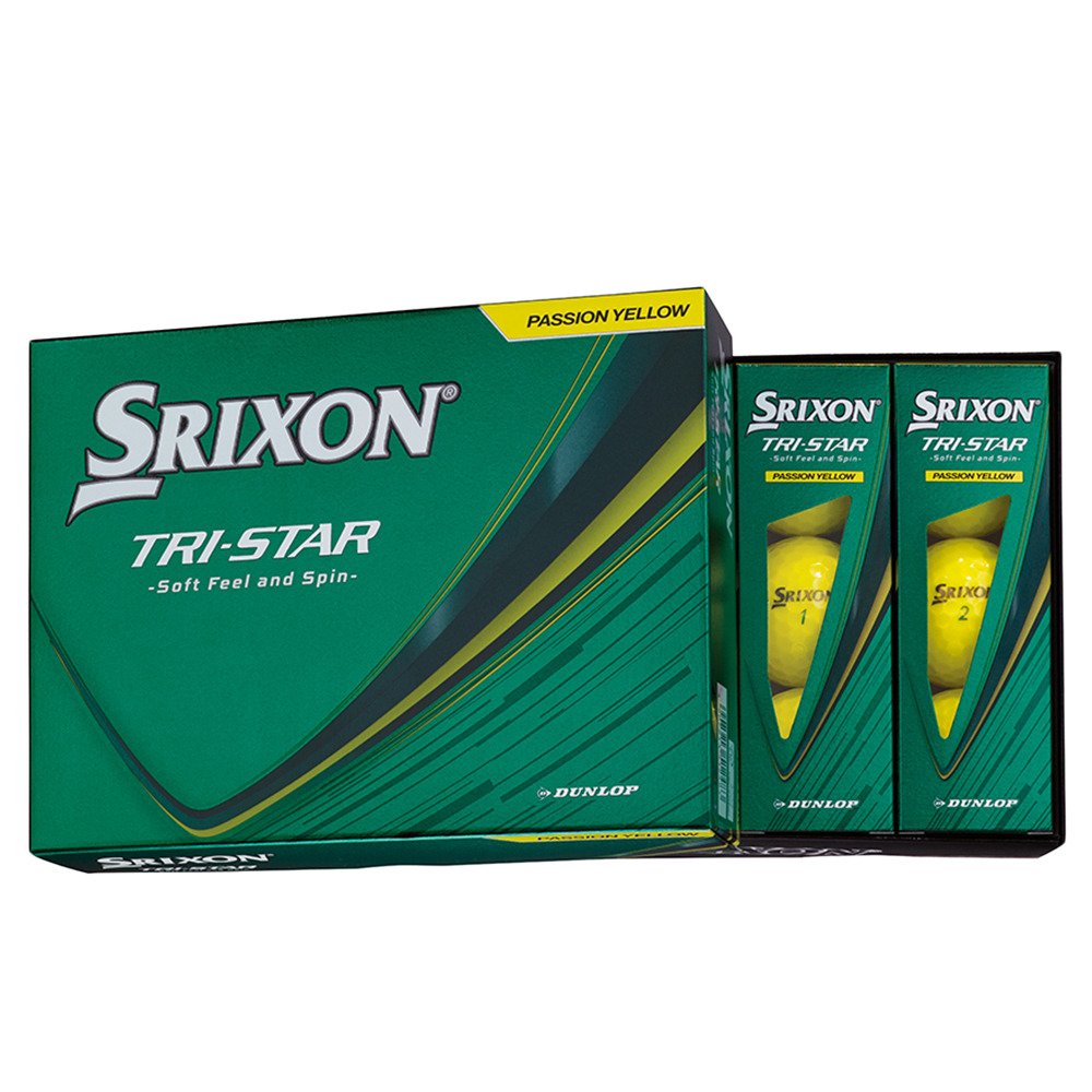 スリクソン（SRIXON）（メンズ）ゴルフボール TRI-STAR6 3ケ SN TRS6