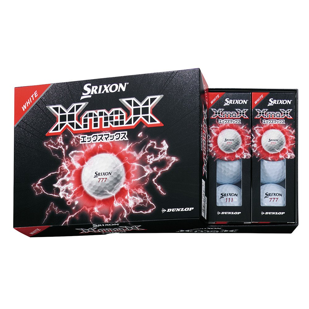 スリクソン（SRIXON）（メンズ）XmaX ゴルフボール SN WHT 1ダース(12