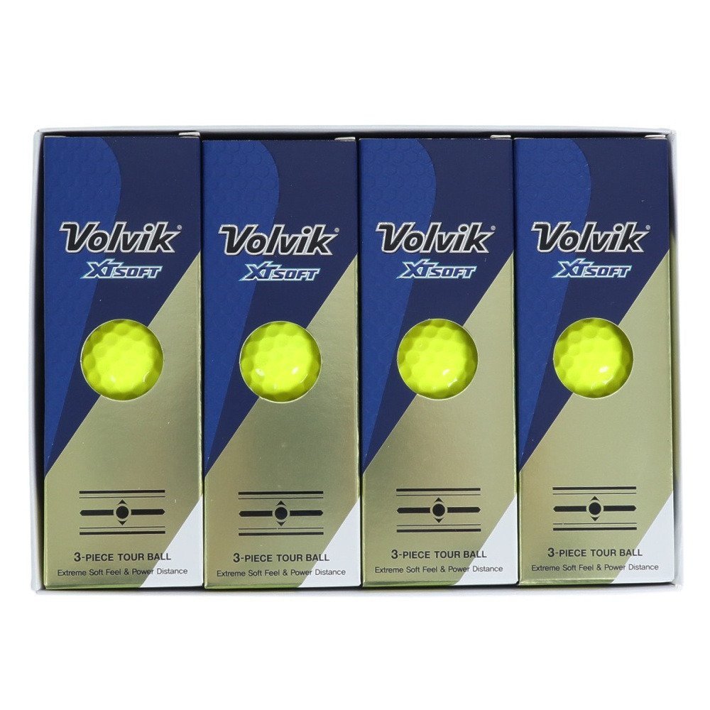 ボルビック（Volvik）（メンズ）ゴルフボール XT SOFT 23 YEL 1ダース