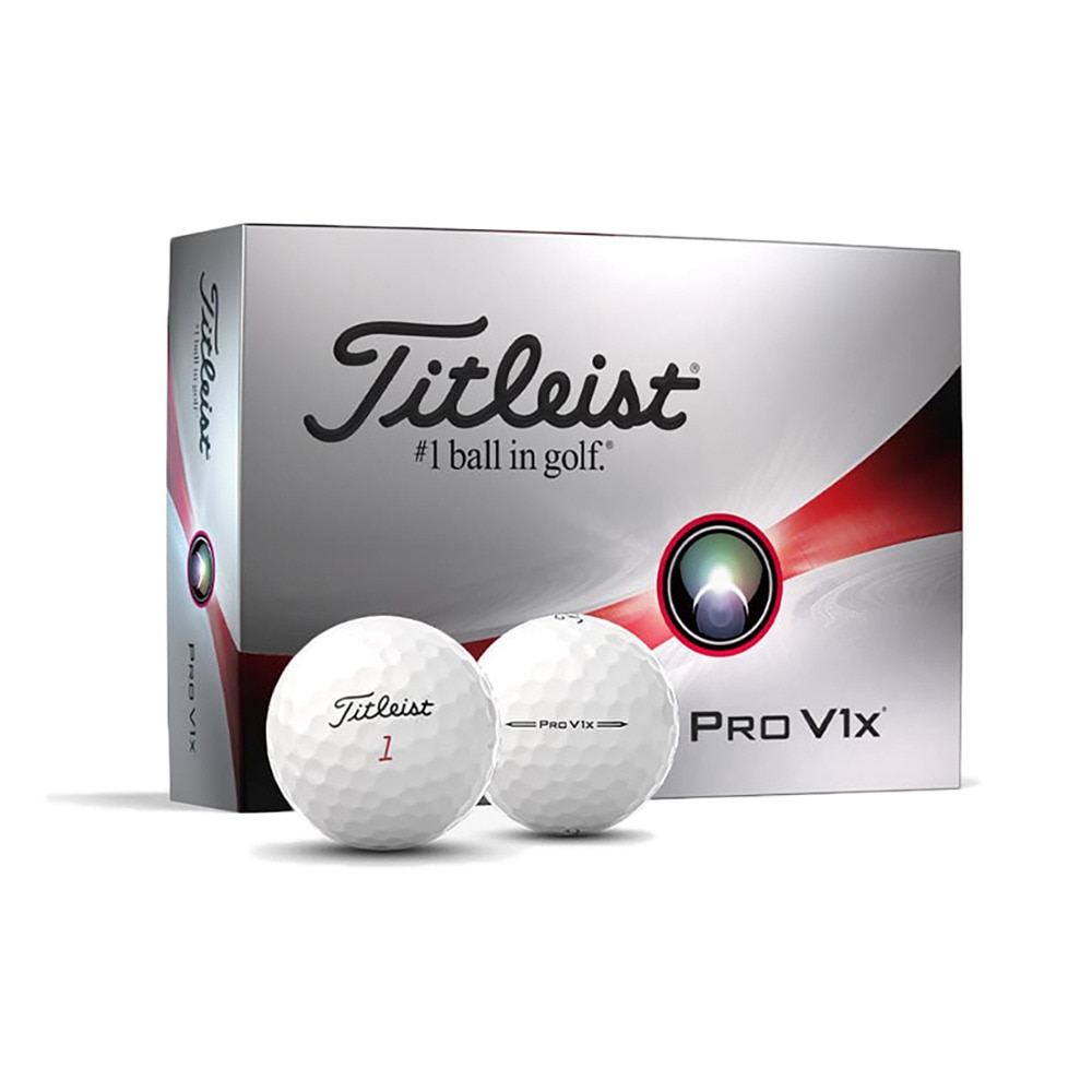 タイトリスト（TITLEIST）（メンズ）ゴルフボール PRO V1x プロV1x ローナンバー T2048S-J ダース(12個入り)