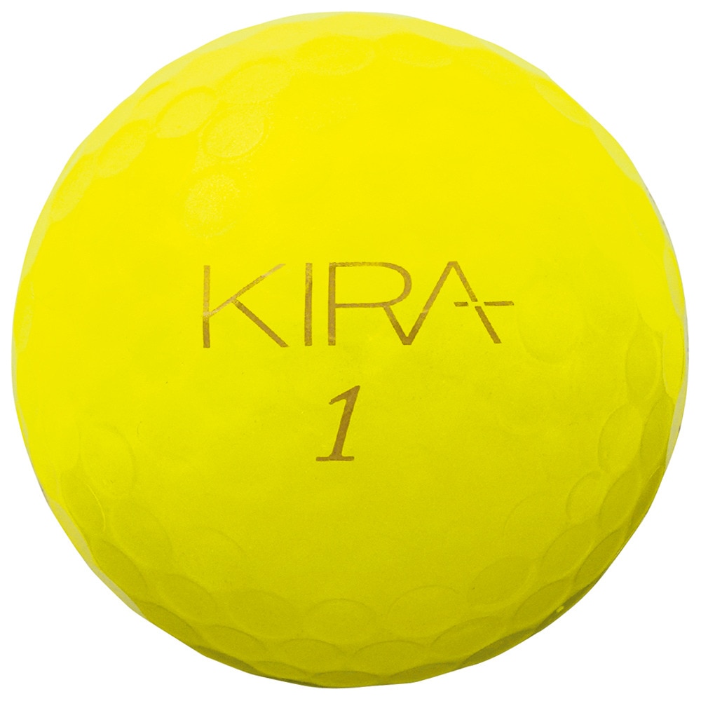 キャスコ（KASCO）（メンズ、レディース）ゴルフボール KIRA DIAMOND イエロー ダース(12個入り)