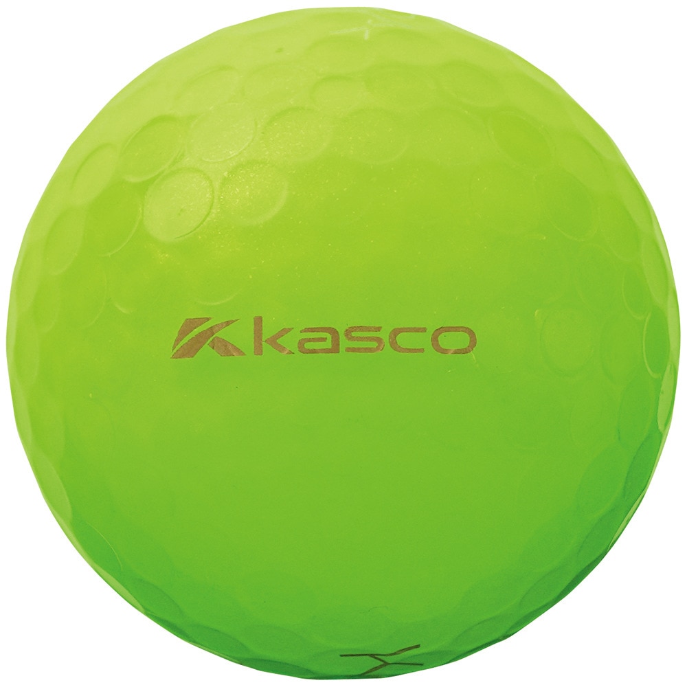 キャスコ（KASCO）（メンズ、レディース）ゴルフボール KIRA DIAMOND グリーン ダース(12個入り)